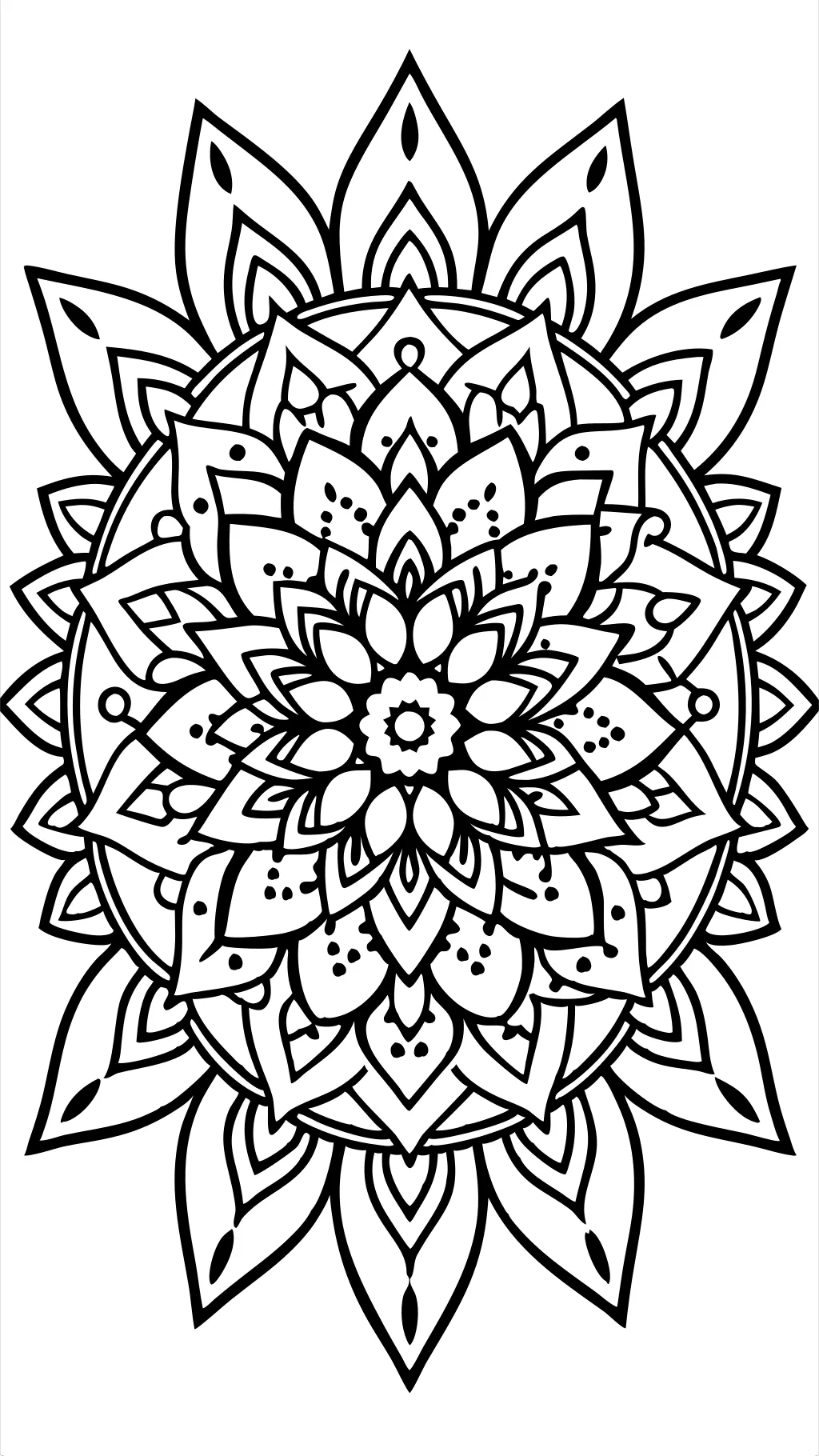 Mandala Monday Coloring Pages